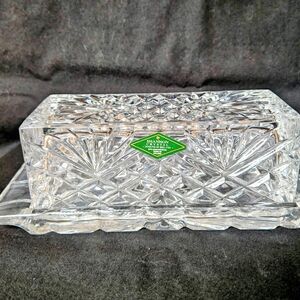 Shannon Crystal Godinger Butter Dish